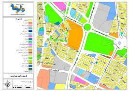 دانلود نقشه GIS معابر شهر قزوین