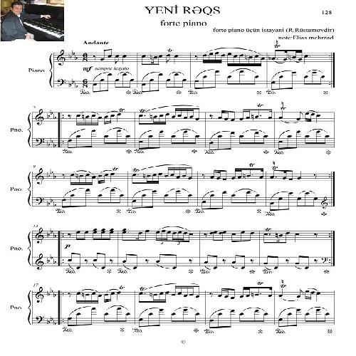  نت رقص آذری ینی رقص 3برای پیانو در 3ص درفرمت pdf