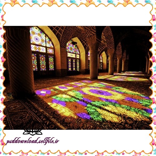 دانلود فایل  شبستان مسجد نصیرالملک شیراز