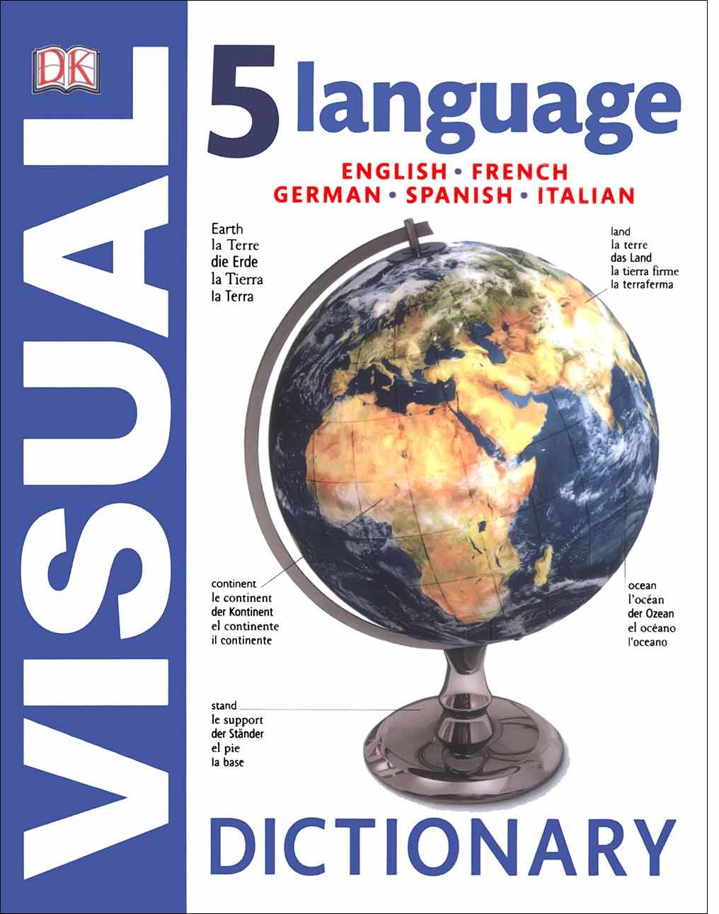 کتاب دیکشنری تصویری پنج زبانه (انگلیسی،آلمانی،فرانسوی،اسپانیایی،ایتالیایی)