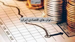 پاورپوینت درس 10 توان های اقتصادی ایران