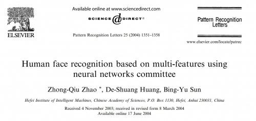  فایل ورد ترجمه مقاله Human face recognition based on multi-features using neural networks committee