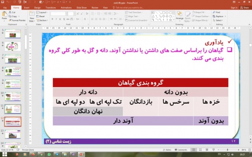 پاورپوینت فصل 8 زیست شناسی یازدهم تجربی: تولید مثل نهان دانگان