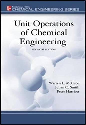 حل مسائل عملیات واحد در مهندسی شیمی مک کیب، اسمیت و هریوت PDF و زبان انگلیسی 400 صفحه