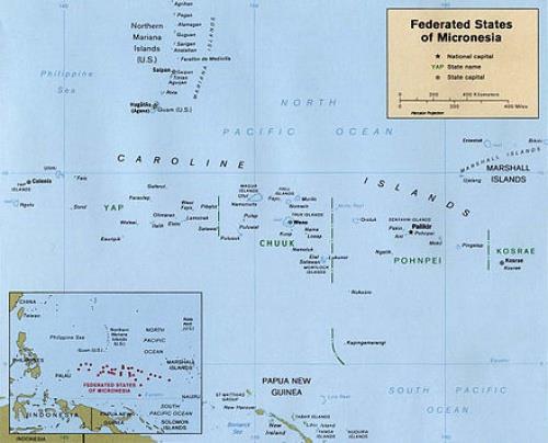  پاورپوینت کامل و جامع با عنوان بررسی تاریخ ایالات فدرال میکرونزی در 20 اسلاید