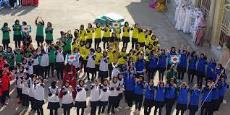 پاورپوینت گزارش افتتاحیه پنجمین مسابقات المپیاد ورزشی درون مدرسه ای