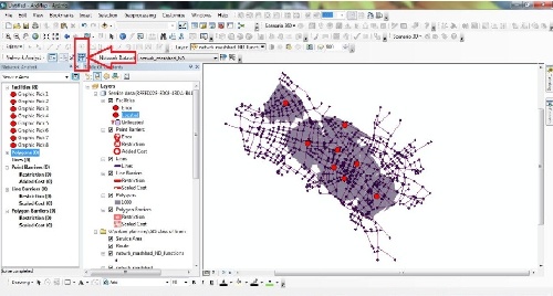 دانلود فایل  دانلود آموزش و نمونه انجام شده پروژه تحلیل شبکه در جی ای اس - Network analysis- GIS