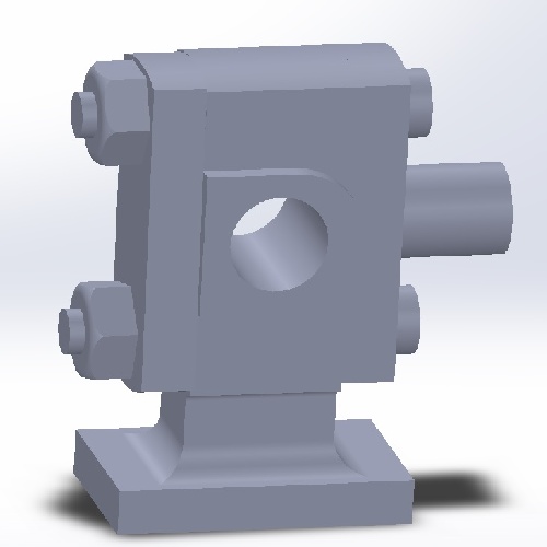  مدل CrossHead با نرم افزار Solidworks