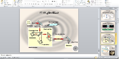  تحقیق پاورپوینت طیف سنجی مادون قرمز(IR Spectroscopy) وکاربرد آن در نانو