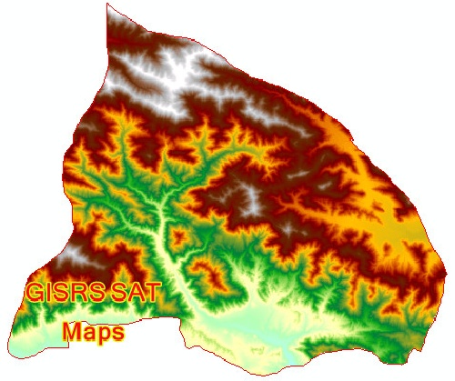  دانلود مدل رقومی ارتفاع (DEM) 12.5 متری شهرستان شمیرانات استان تهران