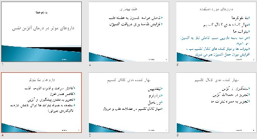  پاورپوينت با عنوان داروهای موثر در درمان آنژین قلبی