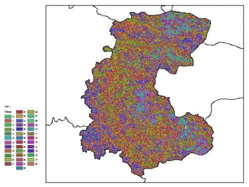  نقشه ظرفیت تبادلی کاتیون خاک در عمق 30 سانتیمتری استان مركزي