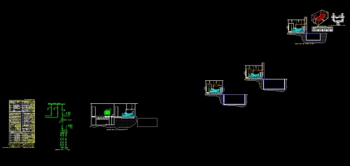  نقشه ی کامل و جامع اتوکد اتاق دیزل ژنراتور با جزییات دقیق