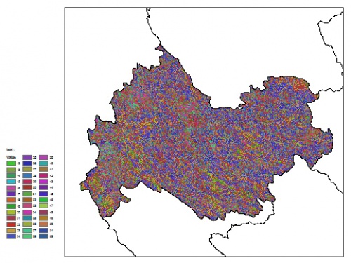  نقشه ظرفیت تبادلی کاتیون خاک در عمق 30 سانتیمتری استان كرمانشاه
