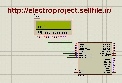  راه اندازي LCD كاراكتري 16*2 با ميكروكنترلر اتمگا 8 در كد ويژن