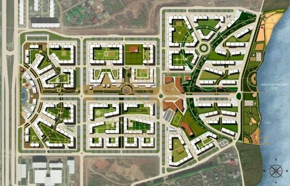طرح معماری شهرک مسکونی به همراه نقشه برج، ویلا و ساختمان های مسکونی مربوطه