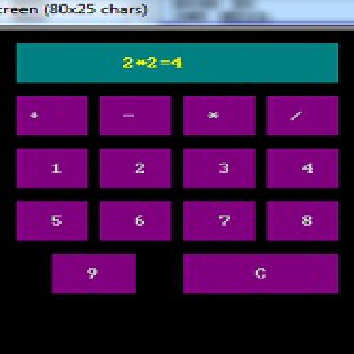  دانلود پروژه ماشین حساب گرافیکی به زبان اسمبلی