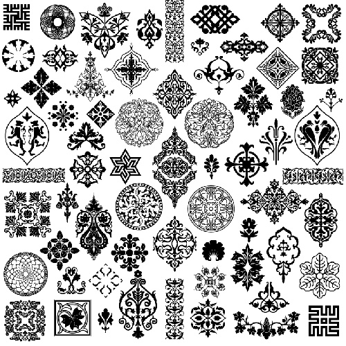  Exquisite Pattern Vector Classical Tradition