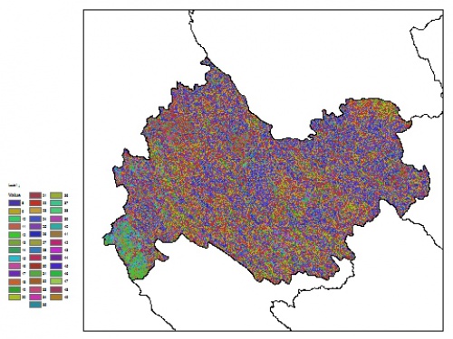  نقشه ظرفیت تبادلی کاتیون خاک در عمق صفر سانتیمتری استان كرمانشاه