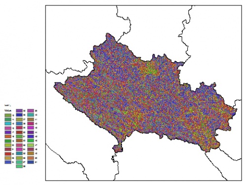  نقشه ظرفیت تبادلی کاتیون خاک در عمق 30 سانتیمتری استان لرستان