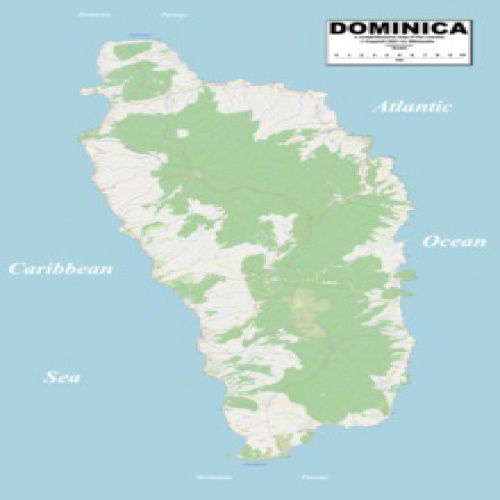  پاورپوینت کامل و جامع با عنوان بررسی جغرافیای کشور دومینیکا در 24 اسلاید