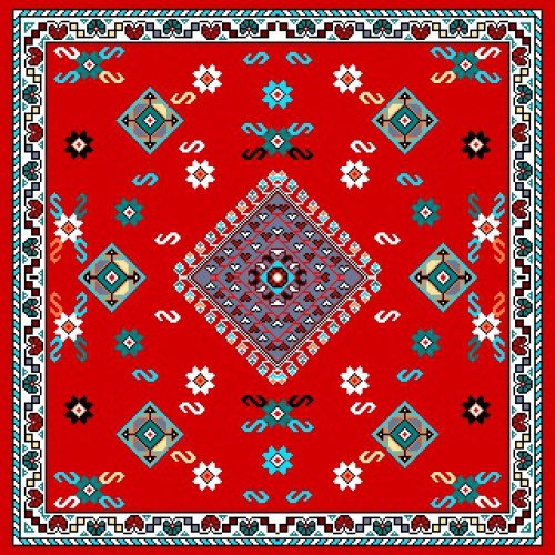  نقشه سنتی قالیچه،12-119