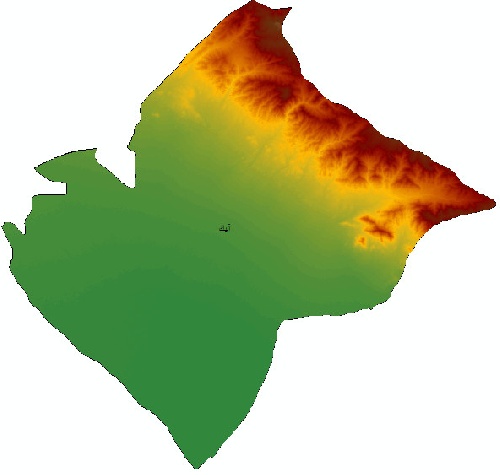  دانلود مدل رقومی ارتفاع (DEM) 12.5 متری شهرستان آبیک استان قزوین