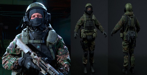  مدل سه بعدی سرباز Call Of Duty 2019