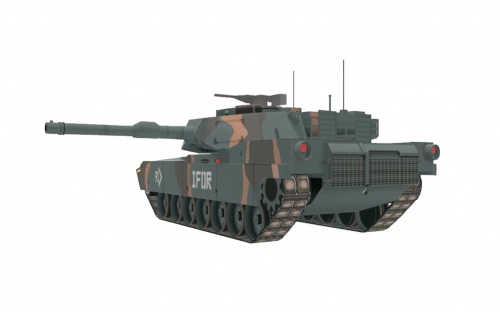  فایل دانلودی ماکت تانک M1A1 ABRAMS 