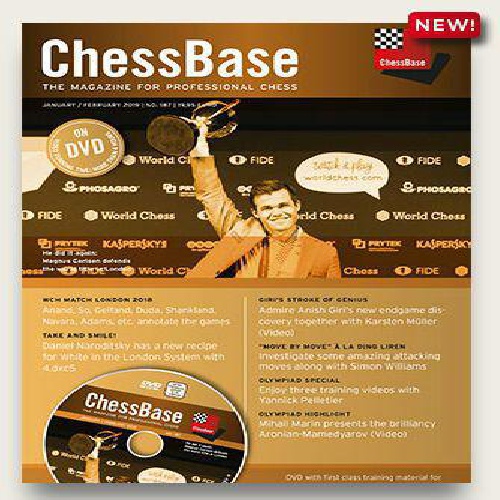  درس های ویدئویی و تمرین های آموزشی شطرنج -مجله شطرنج چس بیسChessBase Magazin 187 نسخه اورجینال