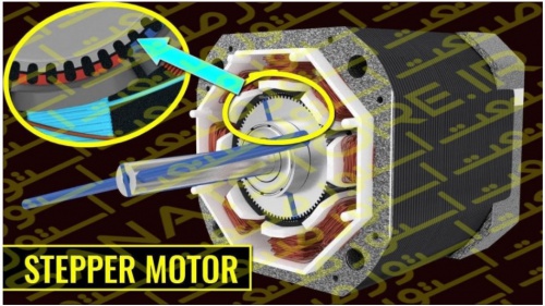  تحقیق در مورد استپ موتور (استپر موتور)