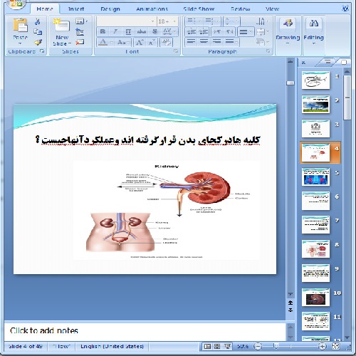  دانلود پاورپوینت کلیه و پیوند کلیه- 49 اسلاید