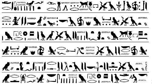  وکتور نماد های مصر-وکتور سنبل های مصری-وکتور خط مصری-فایل کورل