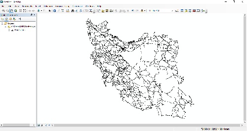  شیپ فایل جاده های کشور