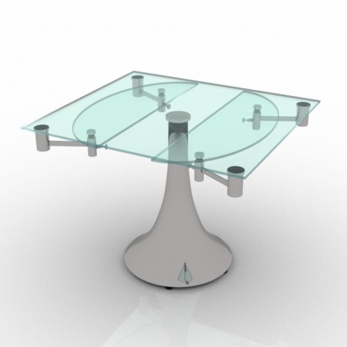  فایل سه بعدی میز شیشه ای