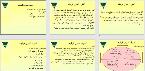  پاورپوينت با عنوان ابزارهای مدیریت و بهبود کیفیت