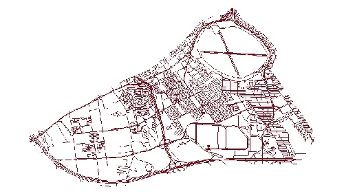  نقشه GIS معابر منطقه نوزده-19 شهر تهران با آخرین تغییرات سال 96در فرمت Shapefile  