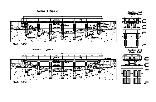  فایل اتوکد طراحی پل همراه با جزئیات دقیق طراحی