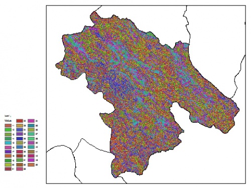  نقشه ظرفیت تبادلی کاتیون خاک در عمق 15 سانتیمتری استان كهكيلويه و بويراحمد