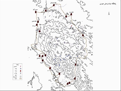 تحقیق پناهگاه حيات وحش حيدري منطقه نیشابور به همراه نقشه