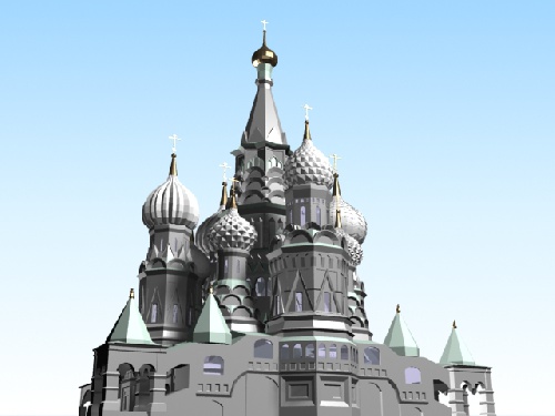  مدل سه بعدی کاخ کرملین مسکو (تری دی اس مکس)