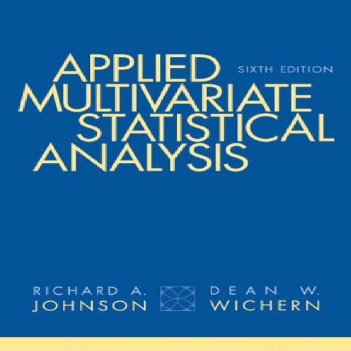  حل المسائل کتاب تحلیل آماری چندمتغیری کاربردی ریچارد جانسون