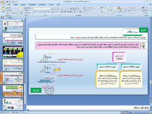   پاورپوینت فصل پنجم علوم تجربی پایه نهم نیرو 