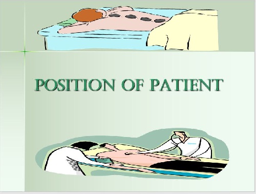 دانلود فایل پاورپوينت با عنوان موقعیت بیمار Position of patient