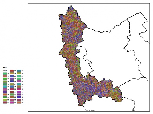  نقشه ظرفیت تبادلی کاتیون خاک در عمق 60 سانتیمتری استان آذربايجان غربي