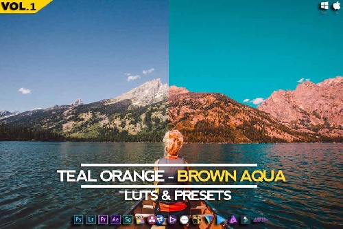  دانلود 138 پریست رنگی Luts حرفه ای اصلاح رنگ TEAL AND ORANGE