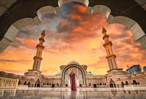  عکس استوک اسلامی از نمای مسجد