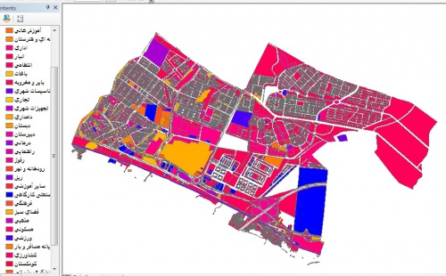  دانلود نقشه شیب فایل(GIS) کاربری اراضی منطقه دو شهر زنجان