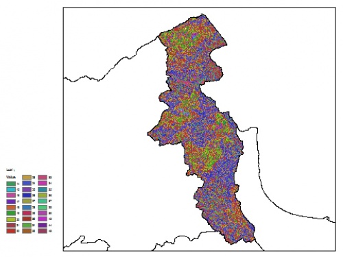  نقشه ظرفیت تبادلی کاتیون خاک در عمق 15 سانتیمتری استان اردبيل
