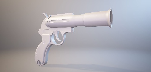  پرینت 3 بعدی - مدل 3 بعدی ماکت اسباب بازی Flare Gun 3d model آماده پرینت